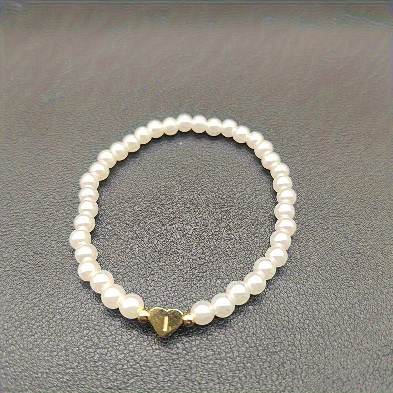 A-Z Heart Initial Bracelet