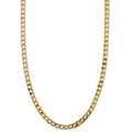 Flat Link Necklace | Gold