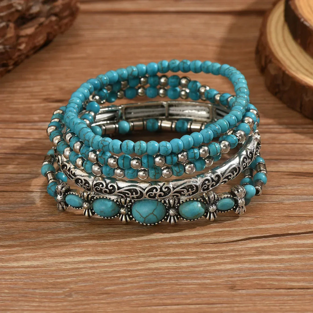 Bohemian Turquoise Bracelet Set