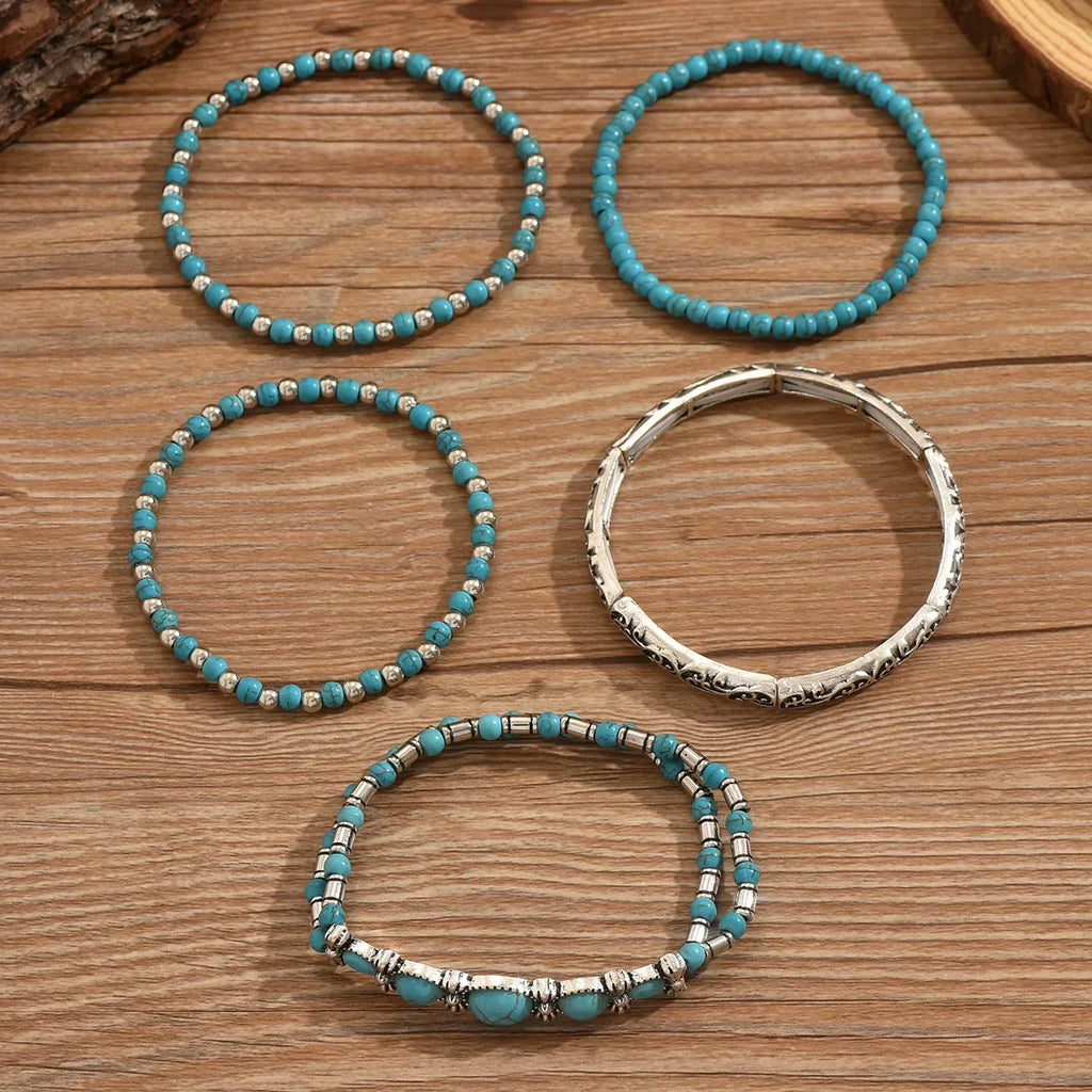Bohemian Turquoise Bracelet Set