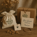 Vintage Gold & Green Stone Square Ring