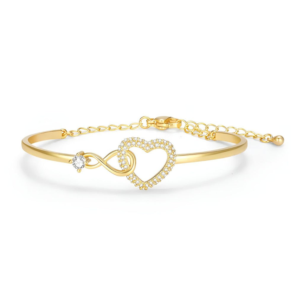 Golden & Silver Heart Bracelet