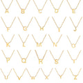Shining Alphabet Pendant Necklace