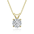 Exclusive Sterling Silver Moissanite Diamond Necklace