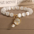 Beaded Bracelet with Lucky Cat Pendant