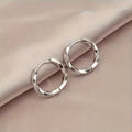 Minimalist Geometric Hanging Earrings
