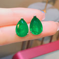 Timeless Turquoise Stone Stud Earrings
