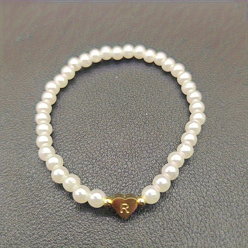 A-Z Heart Initial Bracelet