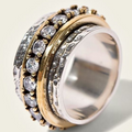 Handmade Vintage Gold & Silver Ring