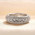 Vintage Silver Eternity Band Ring